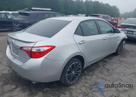 2015 Toyota Corolla S from USA, damaged, VIN 5YFBURHE7FP304152